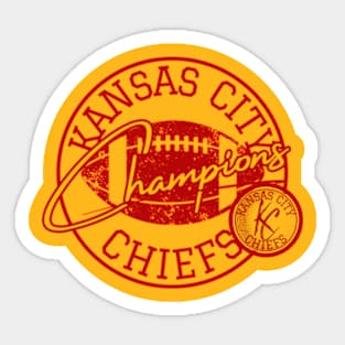 kc chiefs champions Sticker